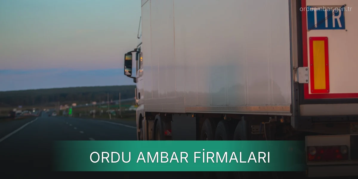 İstanbul Ordu Ambar Firmaları